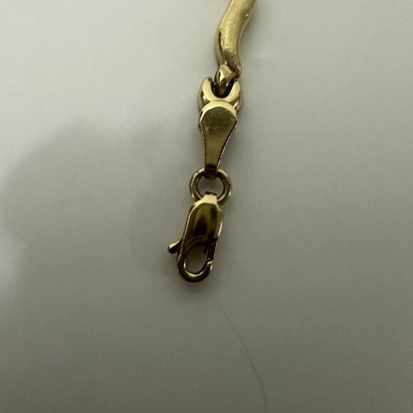 10k Yellow Gold Bracelet 7 Inches - Picture 6 of 7